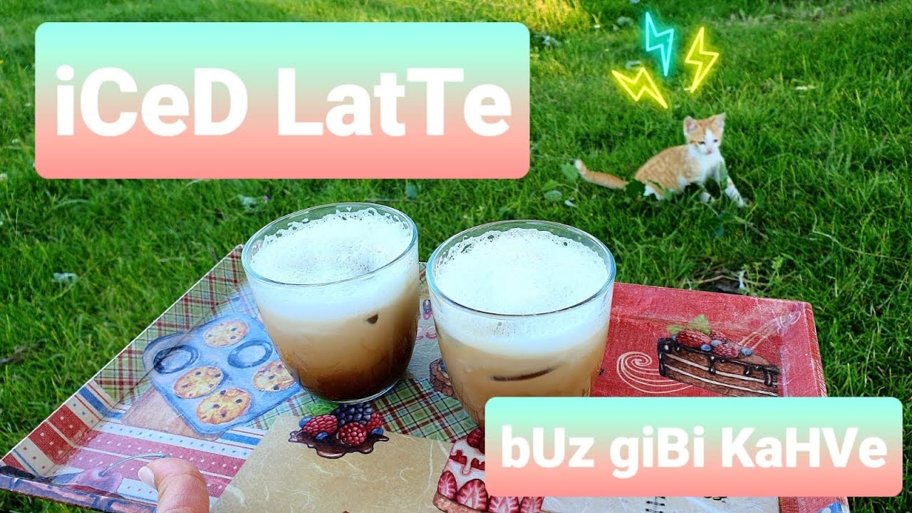 Starbucks Kahvesi Tarifi Iced Latte Soğuk Kahve Tarifi YouTube