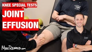 Knee Joint Line Effusion Special Test screenshot 5