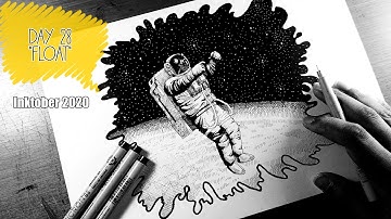 INKTOBER 2020 Day 28 "FLOAT" || Pen and Ink Illustration