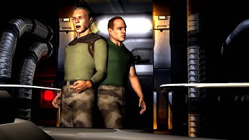 Quake 4 with Commentary Part 6-Aboard the Hannibal!