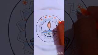 diya ? drawing for diwali #happydiwali #art  #rangoli #sketchyseema