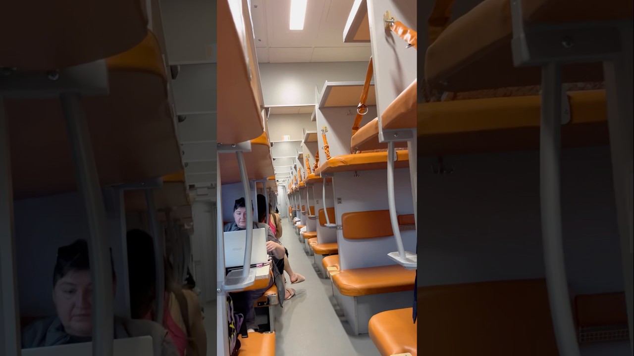 Ukraine Train Journey 🇺🇦 | Smooth & Scenic Ride! 🚆✨