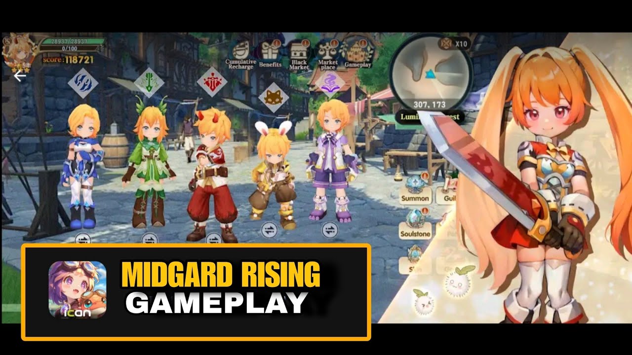 MIDGARD RISING GAMEPLAY | ANDROID / IOS