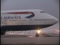British airways 747 takes off from lax