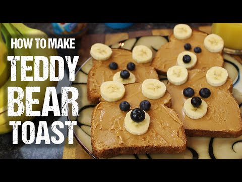 Video: How To Make A Teddy Bear Toast