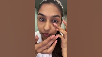 Contact lenses for Beginners | How to wear contact lenses ? #tips #shorts #youtubeshorts #ytshorts