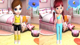 Mia My New Best Friend VS Ava The 3D Doll iPad Gameplay for Children HD screenshot 3