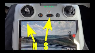 DJI Remote Control Speed Difference (C,N,S modes, Drone, Mini 3 Pro, Switch)