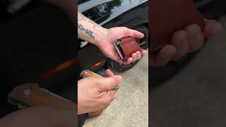 Handmade Mini Bandit 2.0 #wallet Everyday Carry Pocket Organizer USA Made Leather Gear #edcgear #edc