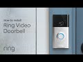 How To Replace a Wired Doorbell with Ring Video Doorbell DiY Install | Ring