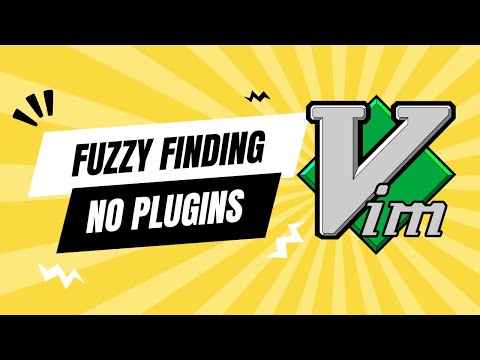 Vim Fuzzy Finding and file navigation without any plugins