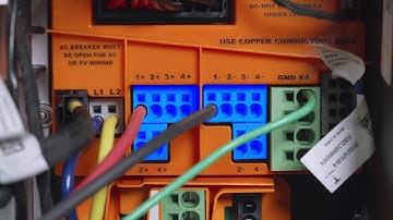 Tesla Solar Inverter - Wiring