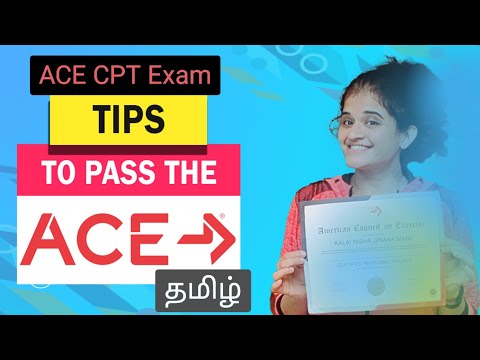 HOW TO PASS YOUR ACE PERSONAL TRAINER EXAM | Study Tips |Tamil #getfitgalz