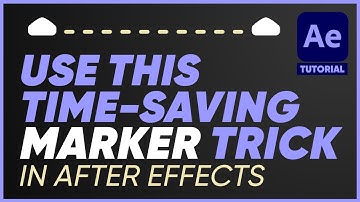 INSTANTLY Update MARKERS in After Effects | Adobe After Effects Tutorial