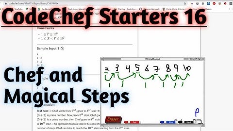 CHEFMGX | Chef and Magical Steps | CodeChef Starters 16