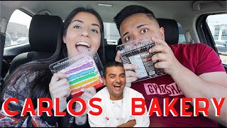 MY CHILDHOOD DREAM CAME TRUE !!! TRYING CAKE BOSS CAKES FROM CARLO'S BAKERY! ( NEW FLAVORS )