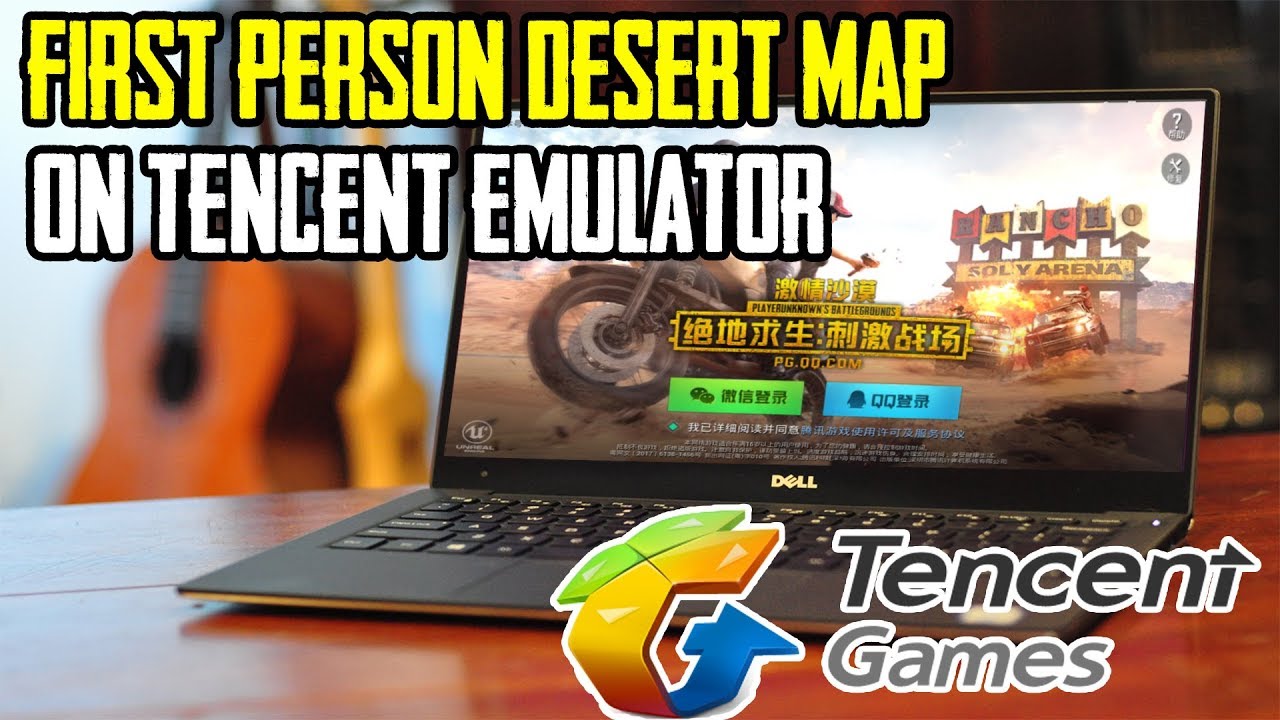 Chinese PUBG Mobile ON TENCENT EMULATOR ! First Person + War Mode - 