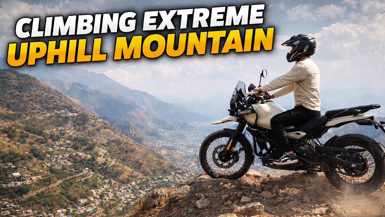 Royal Enfield Himalayan 450 vs EXTREME Uphill Mountain 🏔️ | Can It Conquer This Climb?🔥ZeroDay Rider
