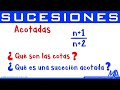 Sucesiones acotadas