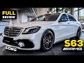 2020 MERCEDES AMG S63 LONG BRUTAL V8 Sound FULL REVIEW Exterior 4MATIC+