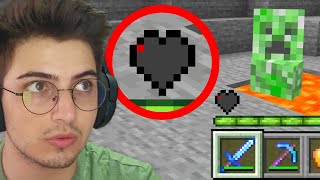 Minecraft ama 1 PİKSEL KALBİM VAR!