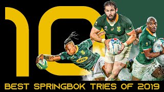 TOP 10 Springbok Tries 2019