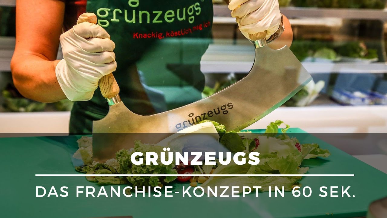 Gründen mit einer eigenen Salatbar – Franchise mit grünzeugs in 60 Sek. erklärt
