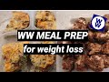 WEEKLY WW MEAL PREP FOR WEIGHT LOSS | ON WW BLUE PLAN