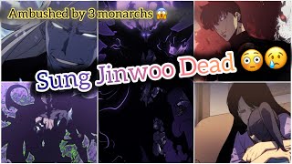 Sung Jinwoo is ambushed by 3 monarchs 😱😳🔥(Beast Monarch, Frost Monarch, Plague Monarch) Part 1