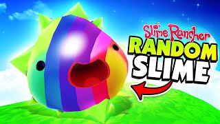 *New* RANDOM SLIME Mod Makes Crazy Slime Combos!  Slime Rancher Mods