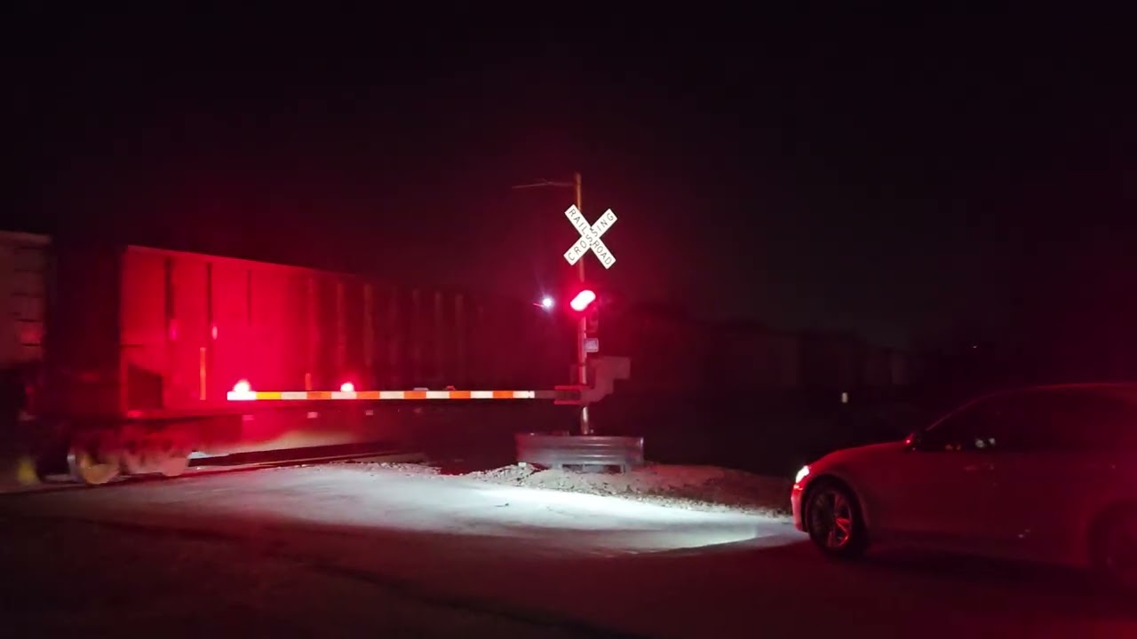 UP 7144 leads a coal train at the Riverview RV in Colbert Oklahoma 
