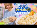 Sadece 4 Malzemeli Portakallı Tatlı 🍊 Şekersiz, Pişmeyen, 5 Dakikada Hazır!