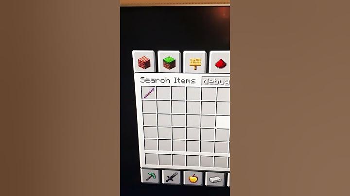 Minecraft Added the DEBUG STICK into the inventory