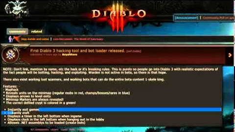 Diablo 3 Hacks and Bots