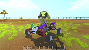 Scrap Mechanic: Adjustable Independent suspension test