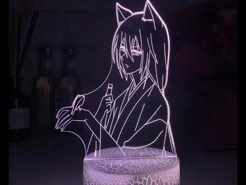 Светодиодный светильник в стиле аниме камисама Кисс Томоэ- 3d лампа