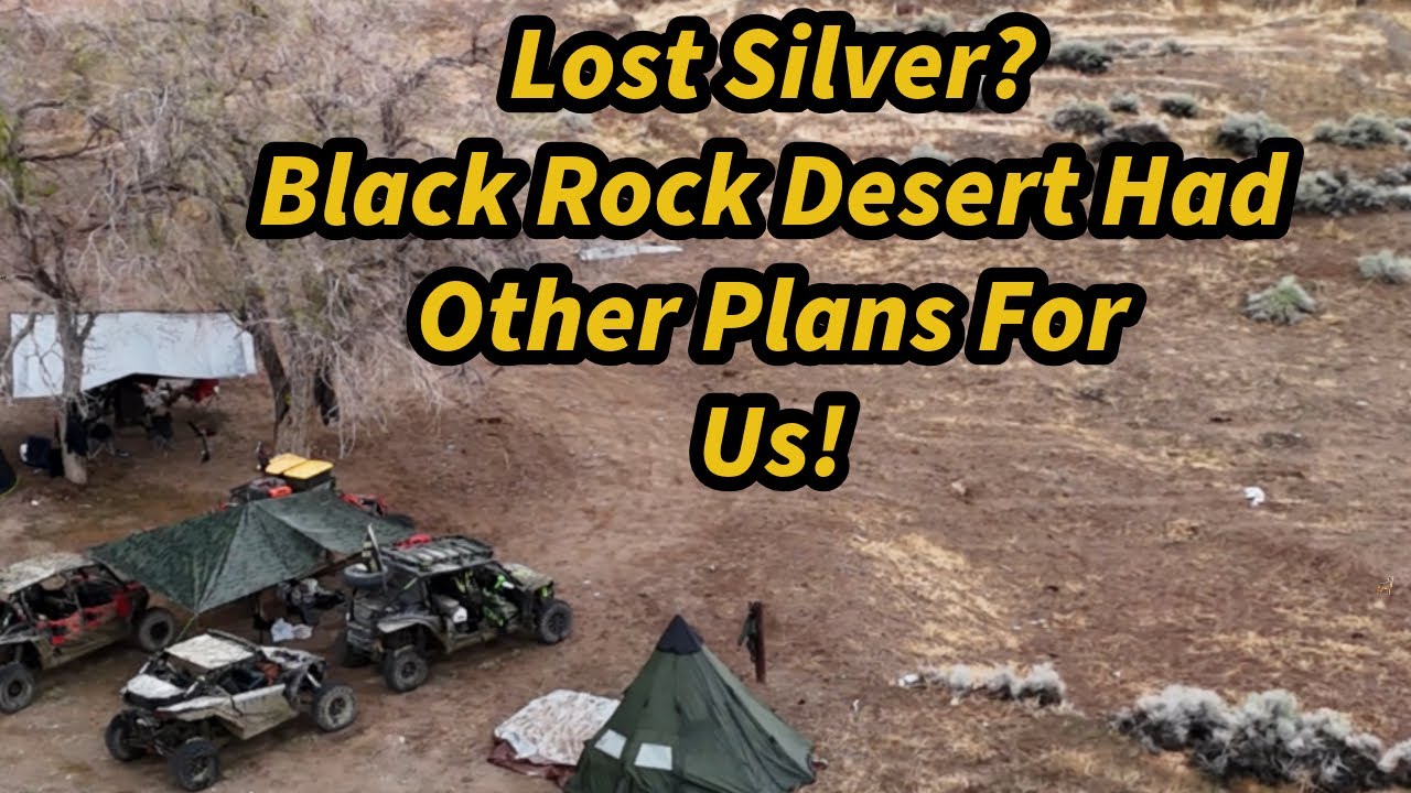 2 Day UTV Overland Trip Looking For Lost Treasure In Black Rock Desert!Weather Almost Took Us Out😳⛺️