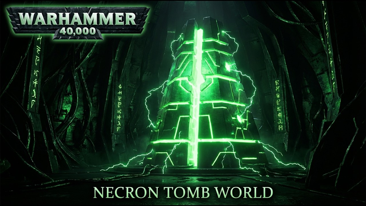Necron Tomb World Ambient 🟢 Warhammer 40k Dark Sci-Fi & Electric Hum