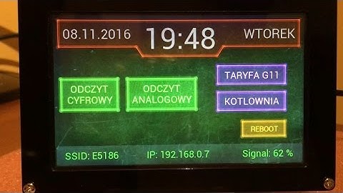 Arduino i FT811. Modbus TCP/IP.