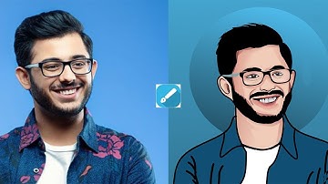 Carryminati Vector Art Tutorial Part 1 Line Art | Infinite Design | NK CREATIONZ