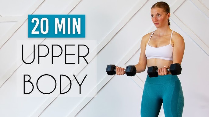 Caroline Girvan on X: Shoulders, biceps and triceps hit in this upper body  dumbbell and bodyweight shoulder and arm workout! Presses, raises, curls &  push ups all combined to build strength in