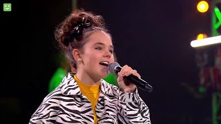 Basia Dubyk w the Voice Kids Bitwa 'Strasznie już być tym królem chcę'