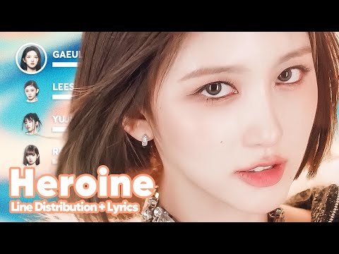 IVE - Heroine (Line Distribution + Lyrics Karaoke) PATREON REQUESTED