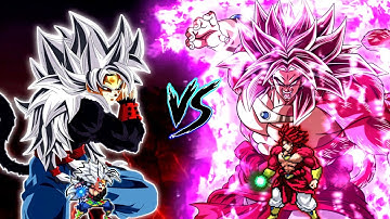 Goku SSJ6 V2 (New) VS Limit Break Broly SSJ4 V2 in Jump Force Mugen