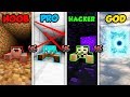 Minecraft NOOB vs. PRO vs. HACKER vs. GOD: TUNNEL in Minecraft! (Animation)