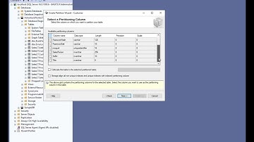 Partitioning a table in Microsoft SQL
