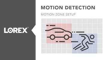 How to configure motion detection and setup motion zones