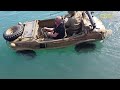 Crash in water Volkswagen Schwimmwagen Type 166 (video 2)