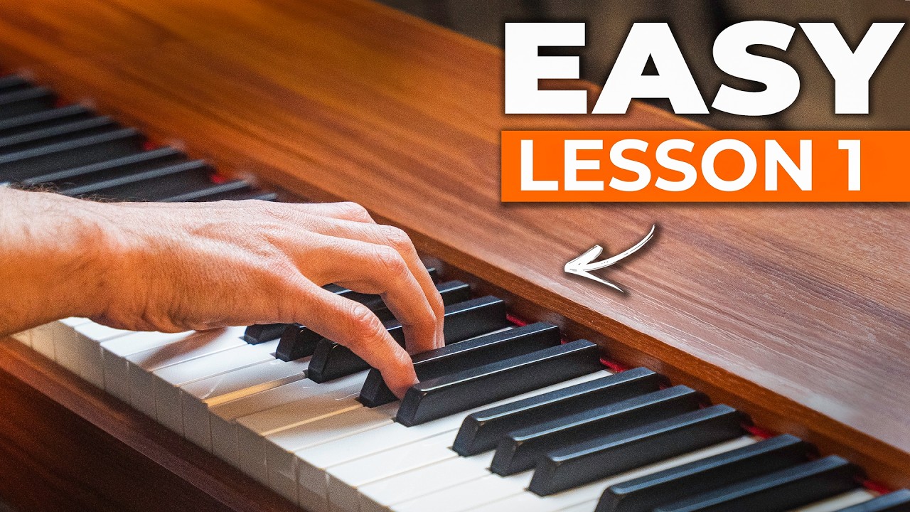 Как играть на пианино — Урок 1 (От нуля до вашей первой песни)