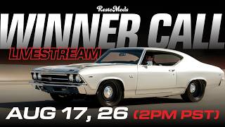 Calling The WINNER of RM34 - 1969 Chevy Chevelle 50 000 Cash AUG 17 2026